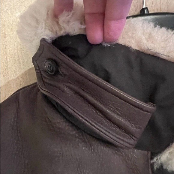 Filson Brown Cascade Down Jacket Large Shearling Made in Canada - Picture 12 of 12